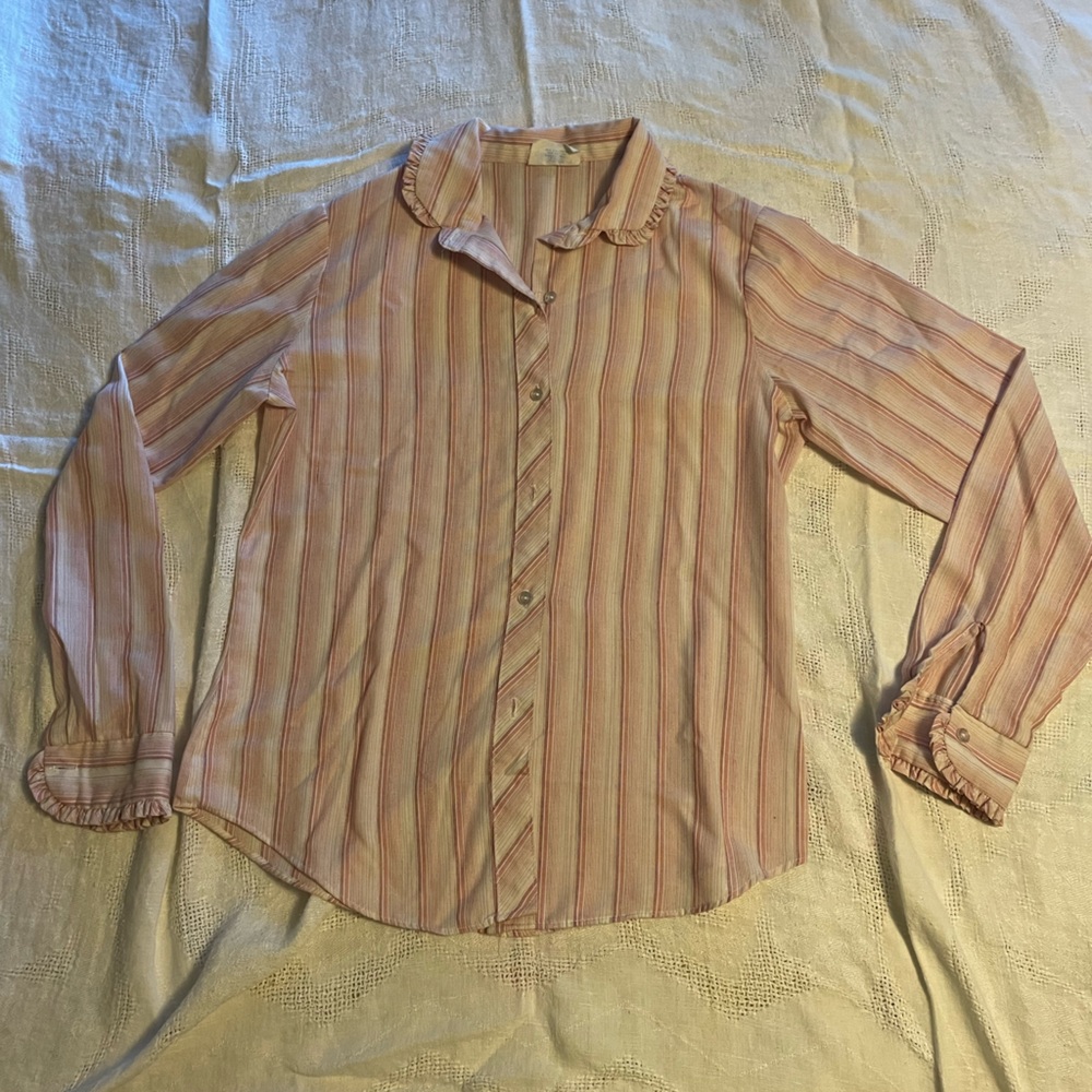 Vintage Pinstripe Blouse